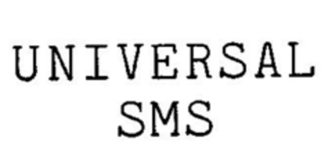 UNIVERSAL SMS Logo (DPMA, 14.07.1998)
