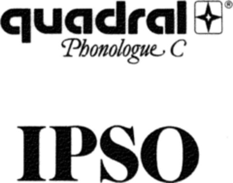 quadral PHONOLOGUE C IPSO Logo (DPMA, 26.10.1990)