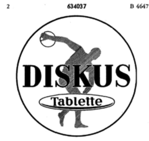 DISKUS Tablette Logo (DPMA, 13.02.1952)