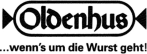 Oldenhus...wenn's um die Wurst geht! Logo (DPMA, 02/08/1991)