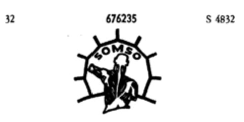 SOMSO Logo (DPMA, 12.05.1954)