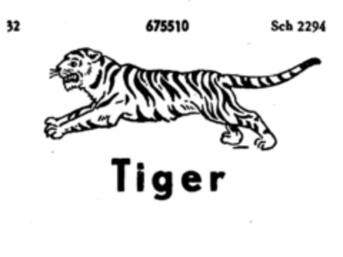 Tiger Logo (DPMA, 21.05.1951)