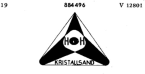 HGH KRISTALLSAND Logo (DPMA, 26.06.1970)