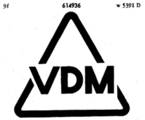 VDM Logo (DPMA, 01.10.1948)
