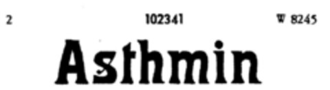 Asthmin Logo (DPMA, 02.07.1907)