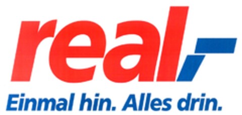 real Einmal hin. Alles drin. Logo (DPMA, 03/17/2008)