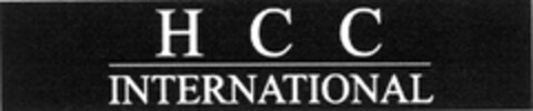 HCC INTERNATIONAL Logo (DPMA, 04/21/2008)