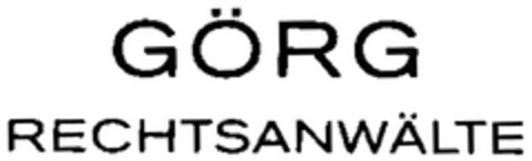 GÖRG RECHTSANWÄLTE Logo (DPMA, 06/17/2008)