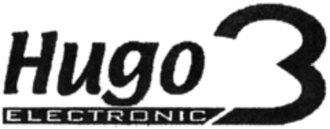 Hugo ELECTRONIC 3 Logo (DPMA, 08/19/2010)