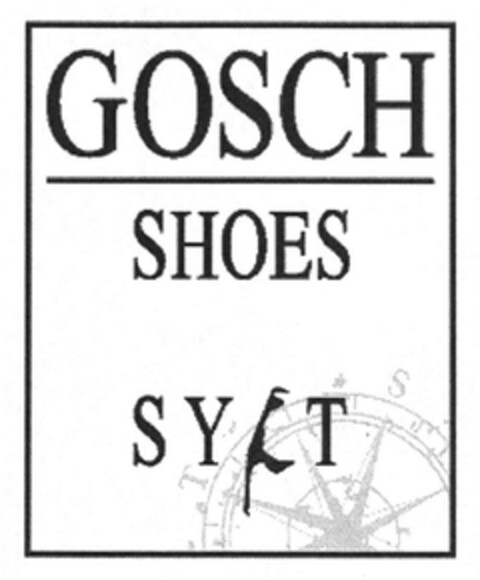 GOSCH SHOES SYLT Logo (DPMA, 05.08.2015)