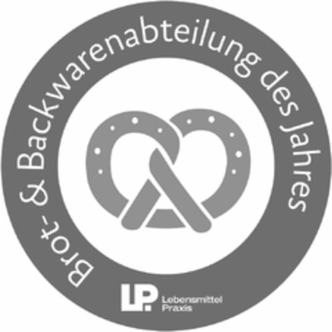 Brot- & Backwarenabteilung des Jahres LP. Lebensmittel Praxis Logo (DPMA, 13.04.2022)