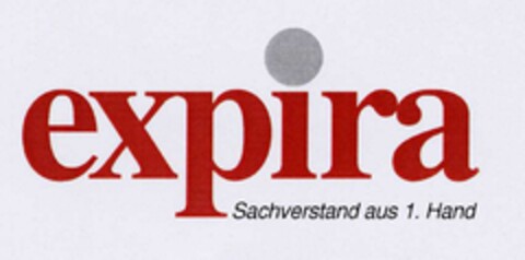 expira - Sachverstand aus 1. Hand Logo (DPMA, 29.07.2002)