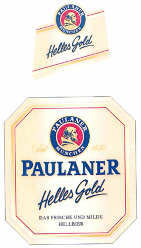 PAULANER Helles Gold Logo (DPMA, 03/14/2005)