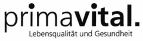 primavital. Lebensqualität und Gesundheit Logo (DPMA, 08.08.2005)