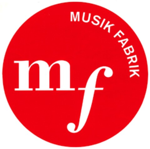 MUSIK FABRIK mf Logo (DPMA, 25.09.2006)