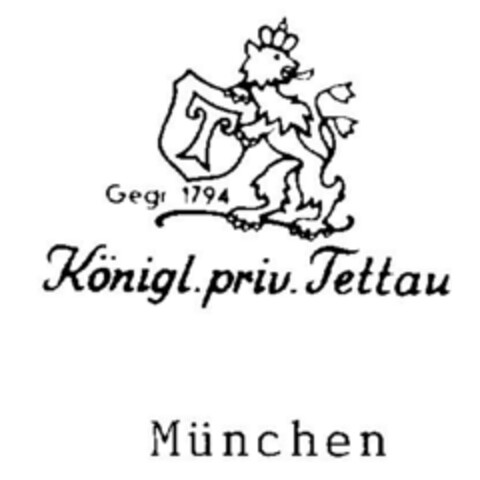 Königl.priv.Tettau München Logo (DPMA, 09.02.1995)