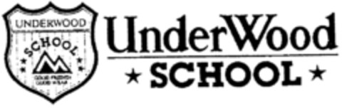 UnderWood SCHOOL Logo (DPMA, 09/25/1995)