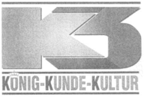 K3 KÖNIG-KUNDE-KULTUR Logo (DPMA, 25.07.1997)