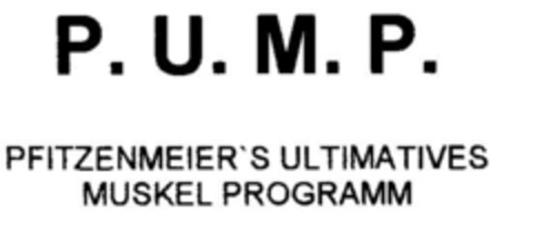 P.U.M.P. Logo (DPMA, 10.01.1998)