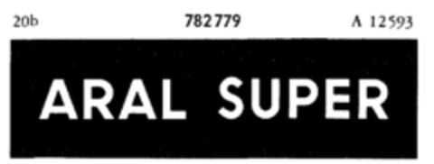 ARAL SUPER Logo (DPMA, 06.11.1962)