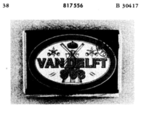 VAN DELFT 963 Logo (DPMA, 06.12.1963)