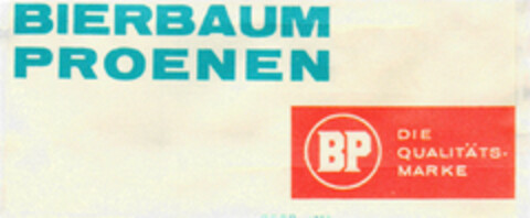 BIERBAUM PROENEN Logo (DPMA, 29.12.1972)