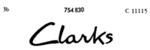 Clarks Logo (DPMA, 30.03.1961)
