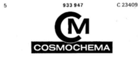 COSMOCHEMA Logo (DPMA, 06.07.1973)