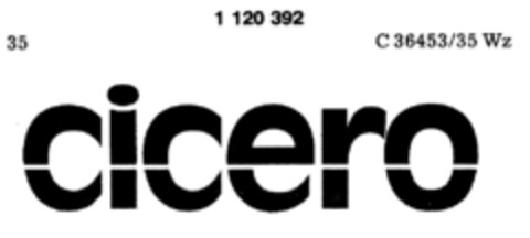 cicero Logo (DPMA, 23.05.1987)