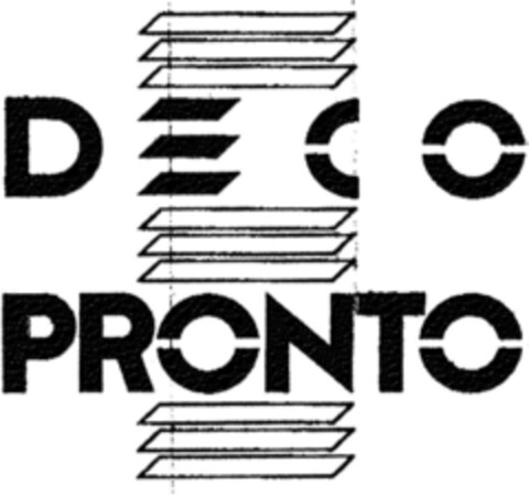 DECO PRONTO Logo (DPMA, 12/21/1990)