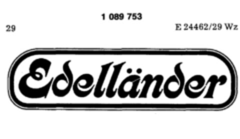 Edelländer Logo (DPMA, 05.07.1984)