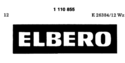 ELBERO Logo (DPMA, 23.01.1987)