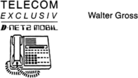 TELECOM EXCLUSIV Walter Gross Logo (DPMA, 10.07.1993)