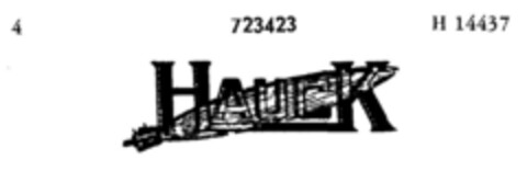 HAUCK Logo (DPMA, 06.03.1958)