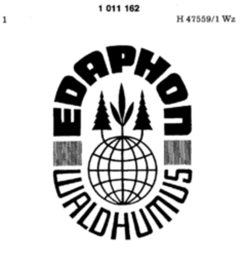 EDAPHON WALDHUMUS Logo (DPMA, 07.06.1980)