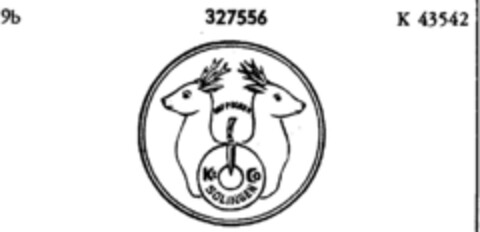 K& CO SOLINGEN Logo (DPMA, 07/03/1924)