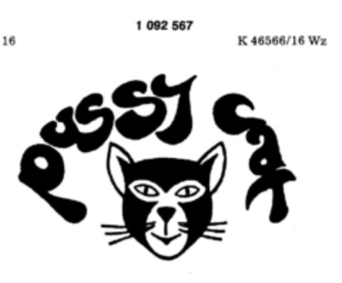 PUSSY CAT Logo (DPMA, 09.01.1984)