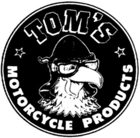 TOM`S MOTORCYCLE PRODUCTS Logo (DPMA, 16.02.1991)