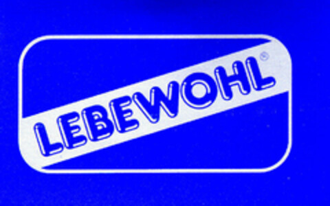 LEBEWOHL Logo (DPMA, 17.10.1984)