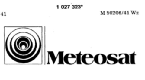 Meteosat Logo (DPMA, 19.08.1981)