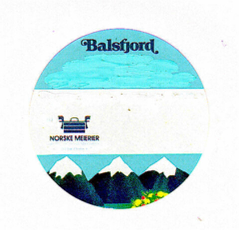 Balsfjord NORSKE MEIERIER Logo (DPMA, 21.09.1989)