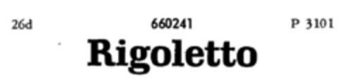 Rigoletto Logo (DPMA, 28.01.1953)