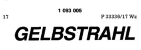 GELBSTRAHL Logo (DPMA, 27.11.1985)