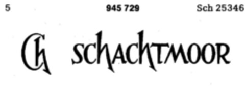 Ch SCHACHTMOOR Logo (DPMA, 22.07.1975)