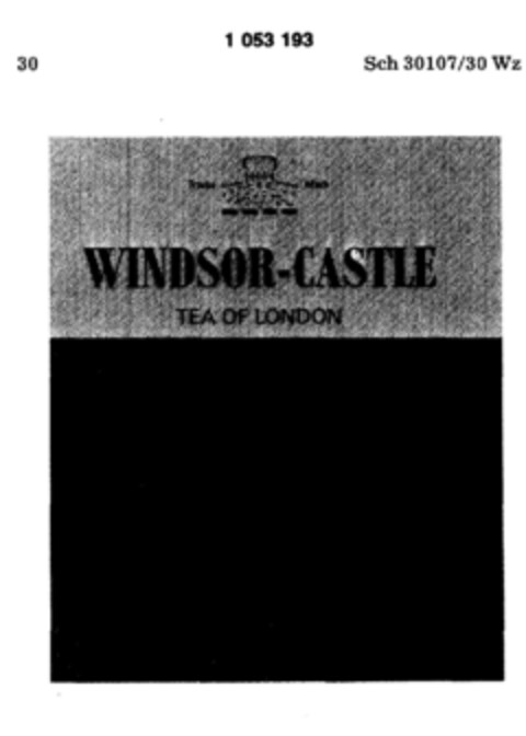 WINDSOR-CASTLE TEA OF LONDON Logo (DPMA, 12.02.1983)