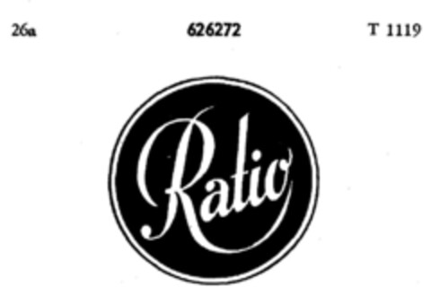 Ratio Logo (DPMA, 04.07.1951)