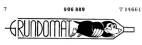 GRUNDOMAT Logo (DPMA, 19.11.1971)