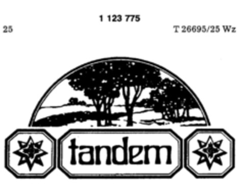 tandem Logo (DPMA, 17.07.1987)