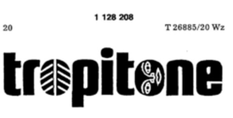 tropitone Logo (DPMA, 02.10.1987)