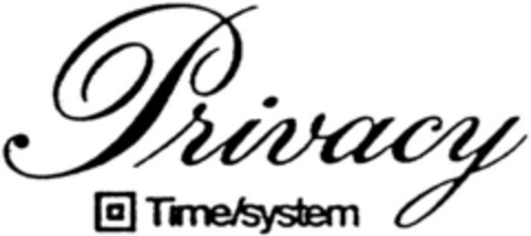 Privacy Time/system Logo (DPMA, 11.09.1992)